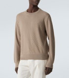 Brioni Cotton, silk, and cashmere sweater