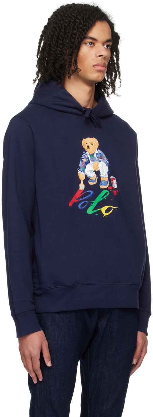 Polo Ralph Lauren Navy Polo Bear Hoodie