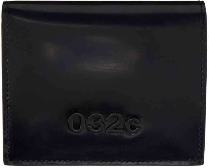 Photo: 032c Black Leather Wallet