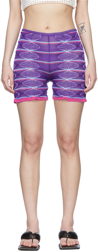 Photo: Gimaguas SSENSE Exclusive Purple Shorts