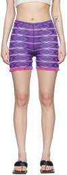 Gimaguas SSENSE Exclusive Purple Shorts