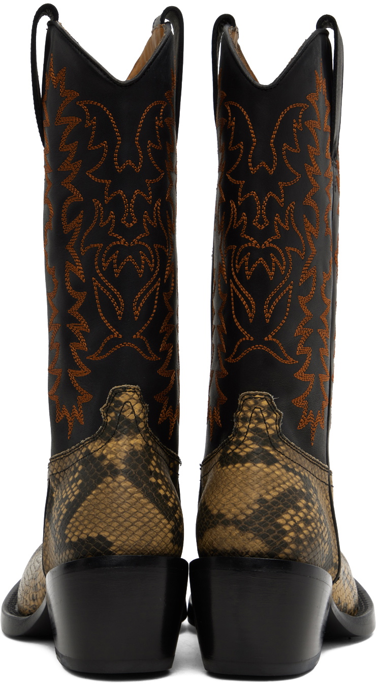 dries van noten snake boots