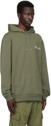 Balmain Khaki 'Balmain Signature' Hoodie