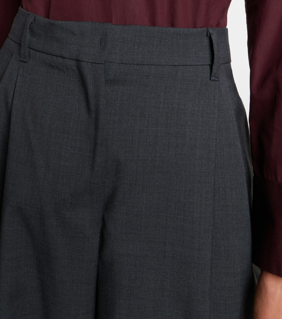 'S Max Mara Wool wide-leg pants