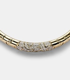 Marina B Onda 18kt gold choker with diamonds