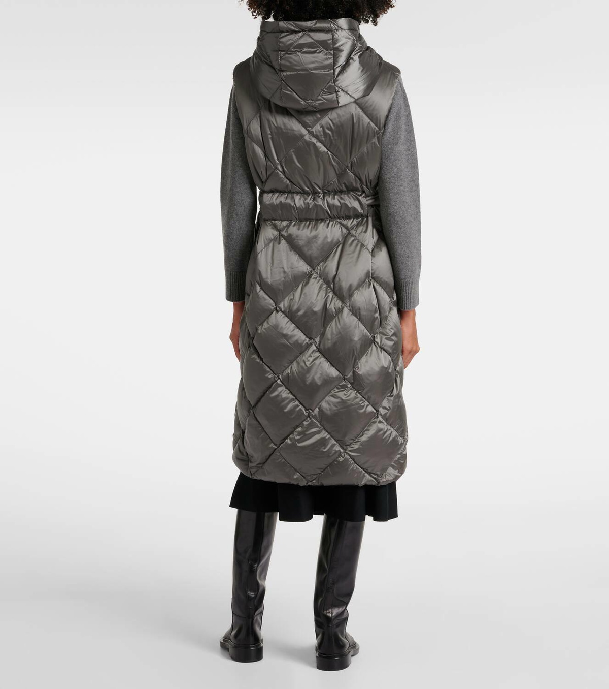 ダウンベスト MAX MARA THE CUBE HOODED DOWN VEST マックスマーラ ザ・キューブ MAX MARA THE CUBE ダウンベスト
