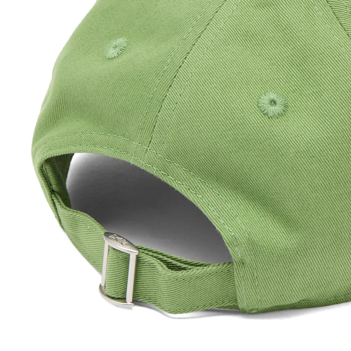 Drôle de Monsieur Men's Calligraphy Slogan Cap in Light Green 