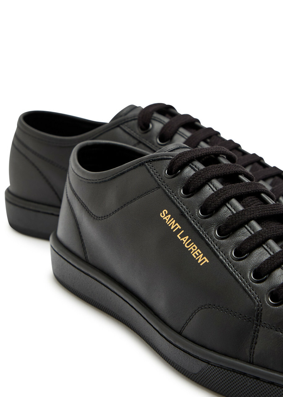 Saint Laurent Gym Leather Sneakers Black