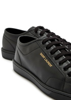 Saint Laurent Gym Leather Sneakers Black