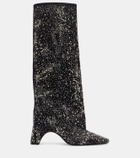 Coperni Embellished knee-high boots