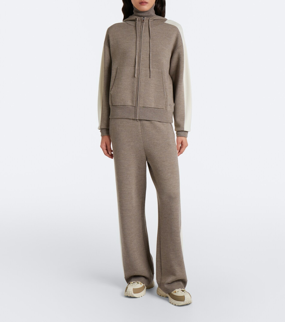 Fusalp Nymira wool-blend zip-up hoodie