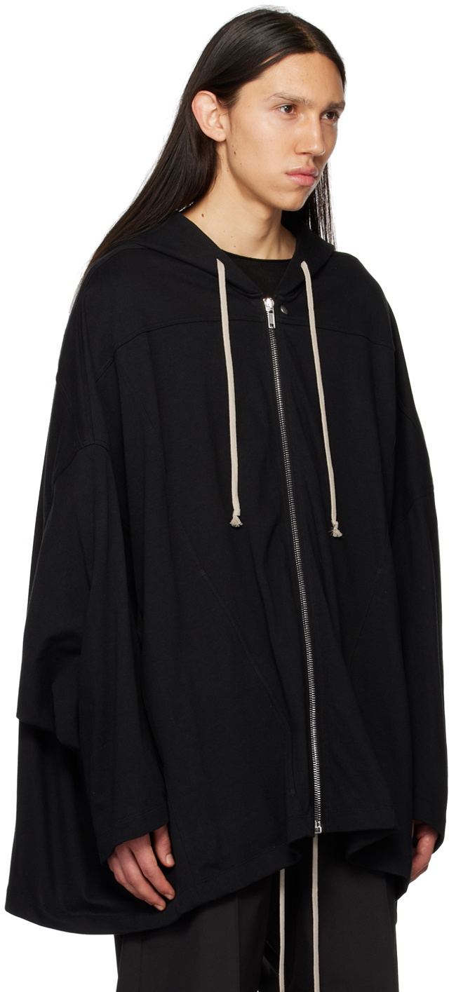 Rick Owens JUMBO PETER hoodie カシミヤ パーカー Rick Owens Black Jumbo Peter Hoodie Rick Owens
