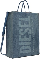 Diesel Blue DSL Shopper Tote