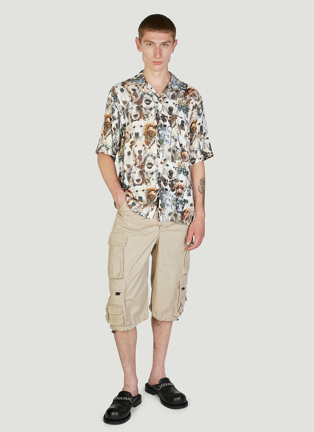 Martine Rose Pulled Cargo Shorts