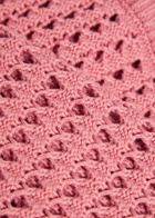 Varley Eloise Open-knit Cotton Sweatshirt Light Pink