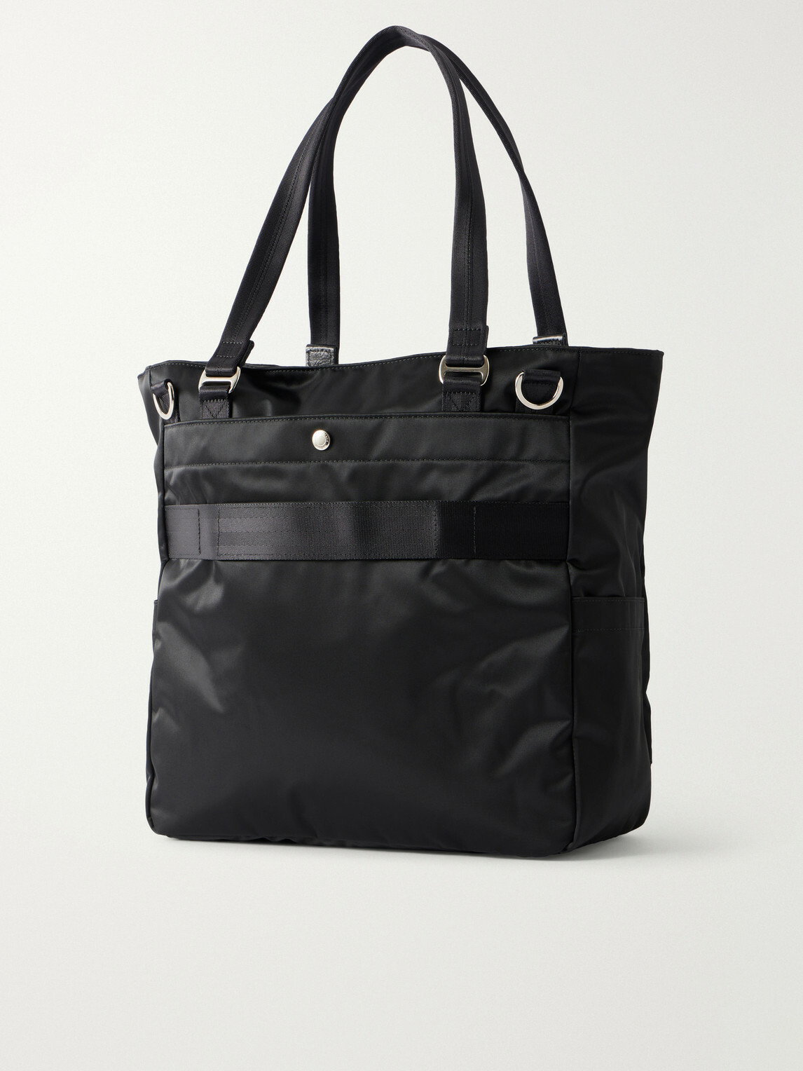 Master-Piece - Progress 2WAY Leather-Trimmed Twill Tote Bag