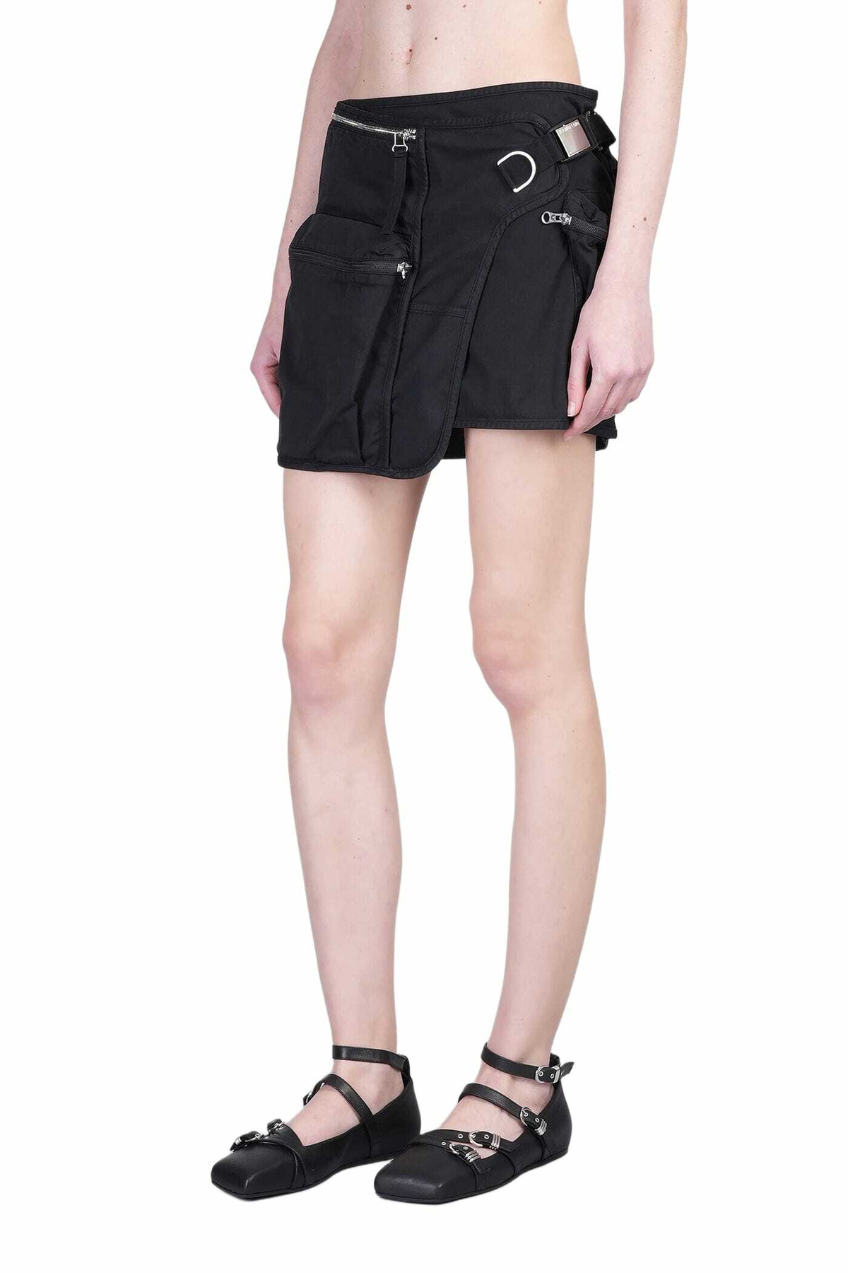 Helmut Lang Skirt In Black Rayon