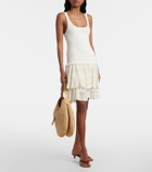 Polo Ralph Lauren Crochet ribbed-knit minidress