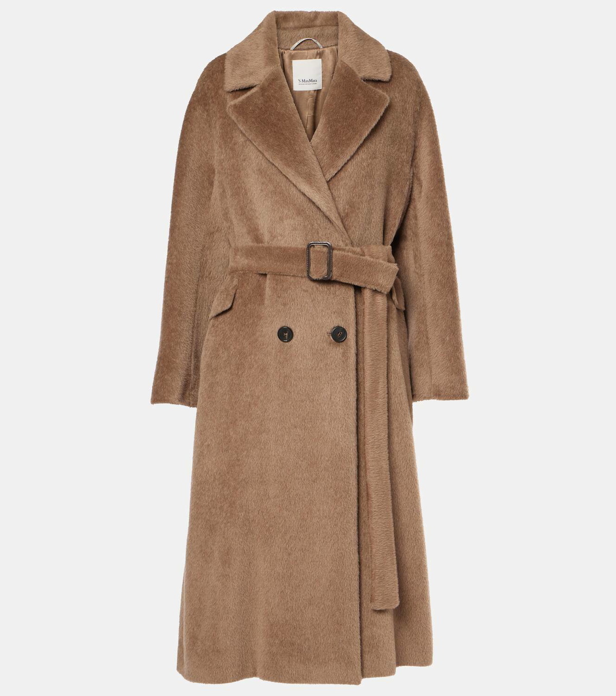 Maximilian Belted Wool & Alpaca Coat | Saks Fifth Avenue
