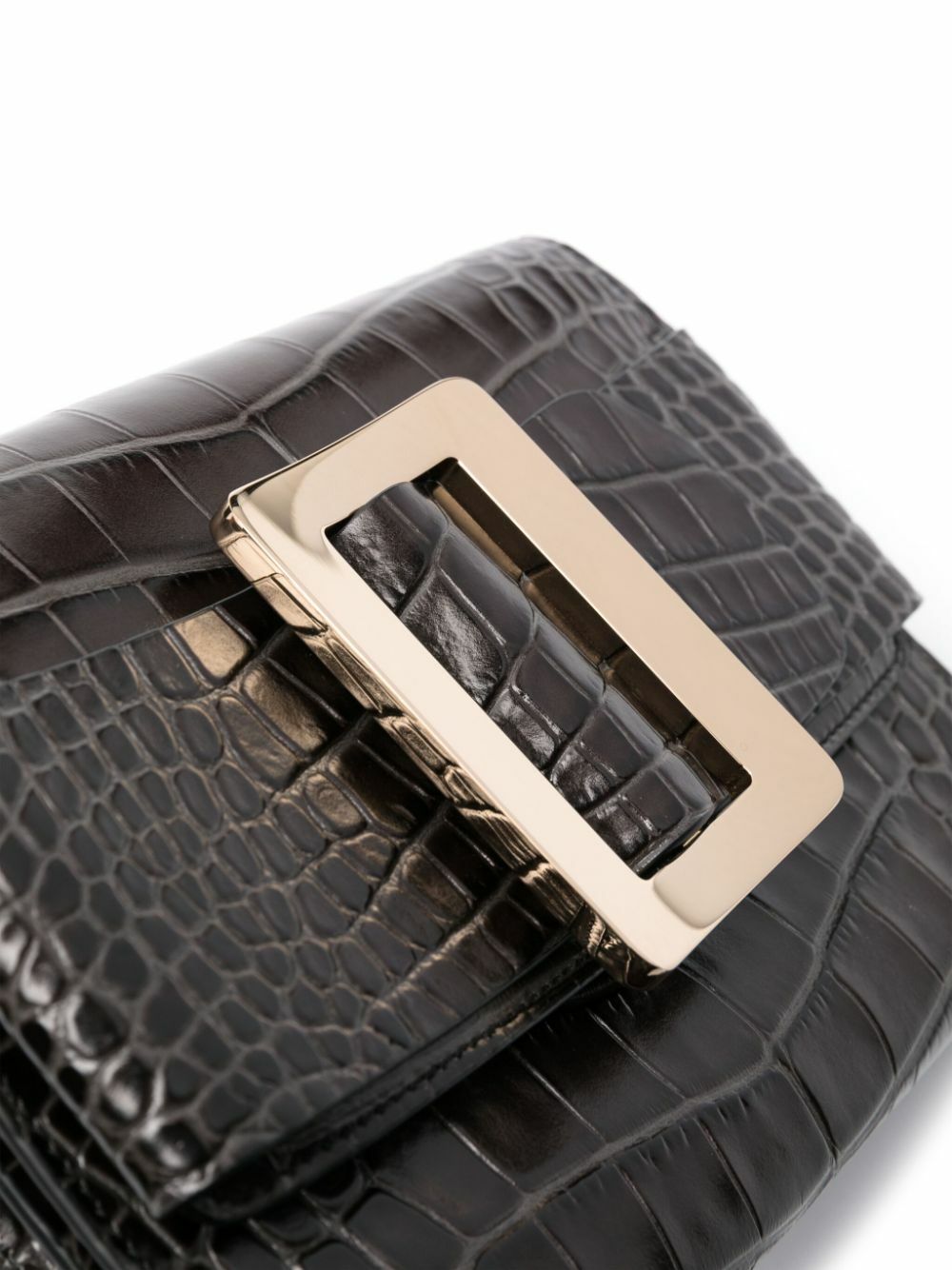 BOYY - Buckle Travel Case Croco Embossed Leather Clutch Bag