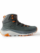 Hoka One One - Kaha 2 GORE-TEX®, Suede and Mesh Boots - Gray