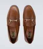 Gucci Gucci Lugano Horsebit leather loafers