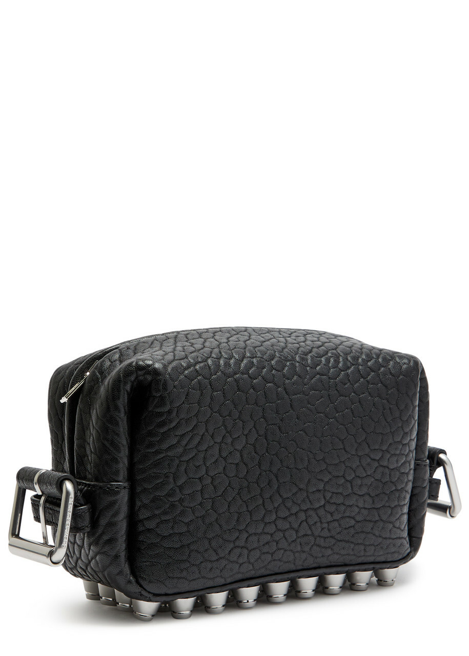 Alexander Wang Ricco Crocodile-effect Leather Shoulder bag - Black - One Size