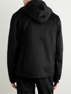 Zegna - Convertible Leather-Trimmed Cashmere Down Hooded Ski Jacket - Black