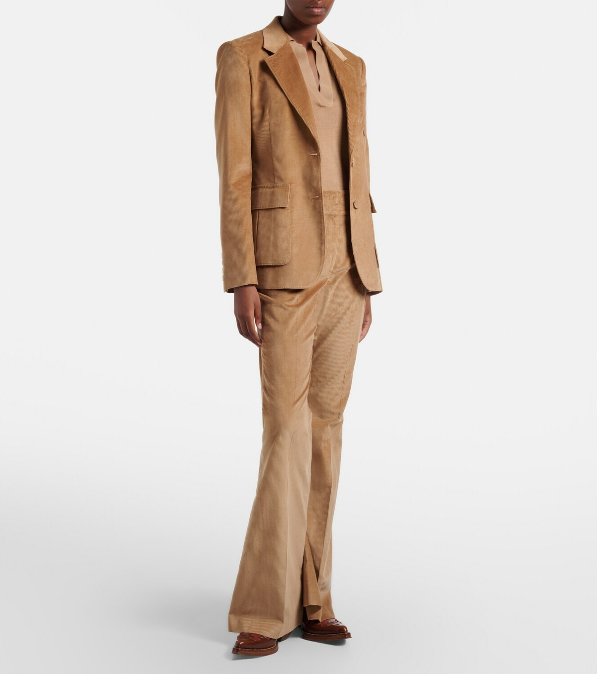 Gabriela Hearst Casius cashmere and silk polo shirt