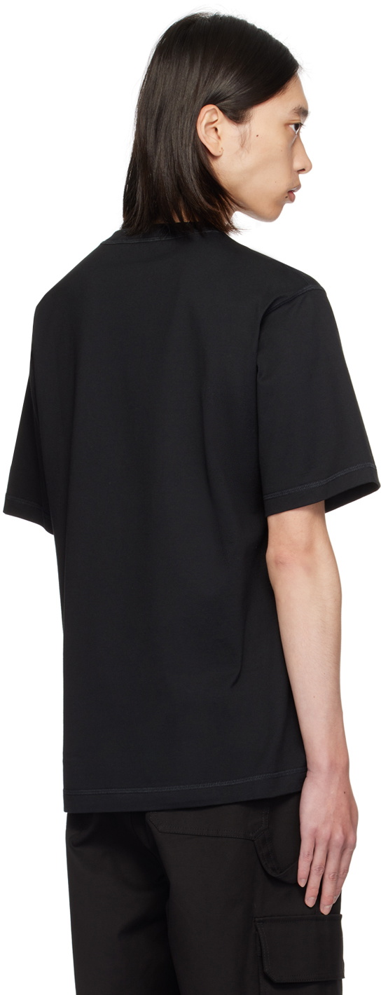 Dolce&Gabbana Black Branded Tag T-Shirt