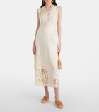 Tory Burch Ines leather platform espadrilles