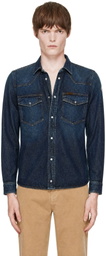 Moncler Blue Denim Shirt Jacket