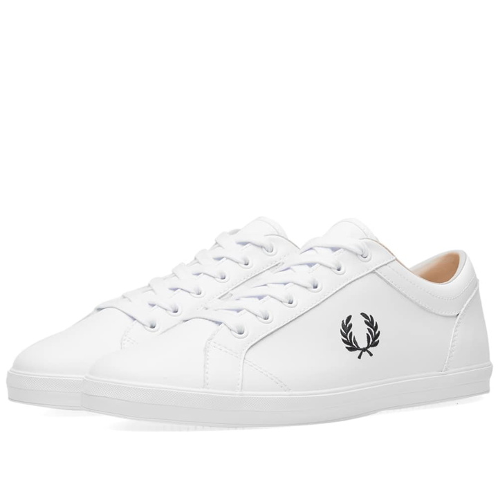 Photo: Fred Perry Baseline Leather Sneaker White