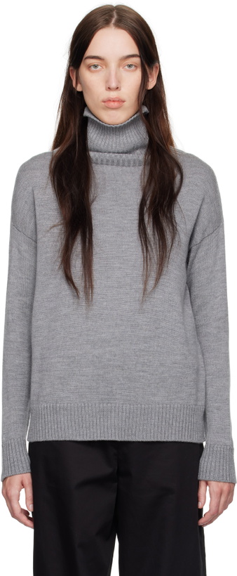 Photo: Max Mara Leisure Gray Superbo Turtleneck