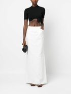 Christopher Esber Ribbed Crop Top
