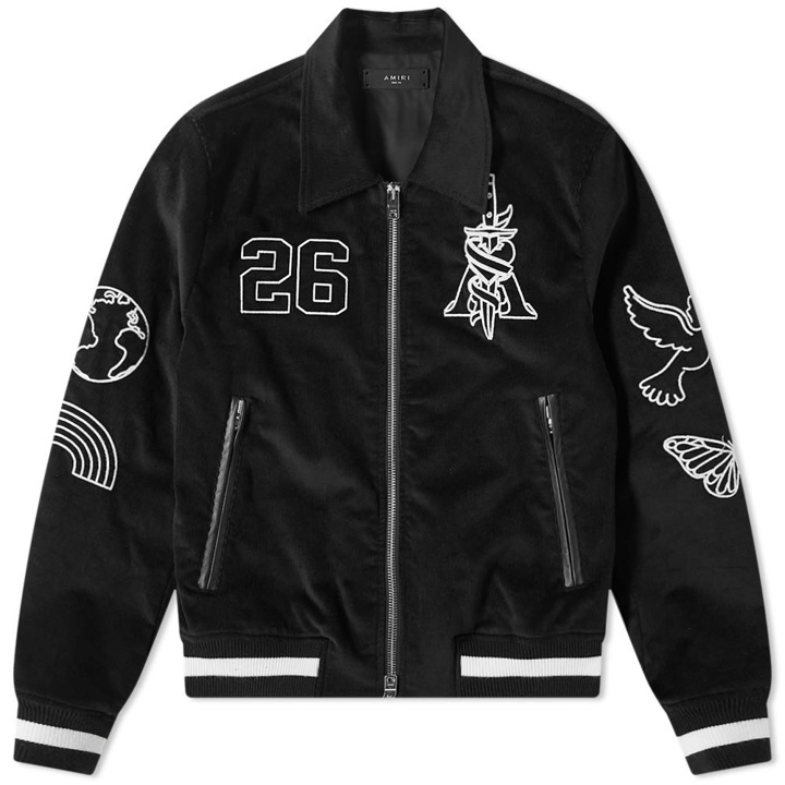 Photo: AMIRI Brothers Varsity Jacket