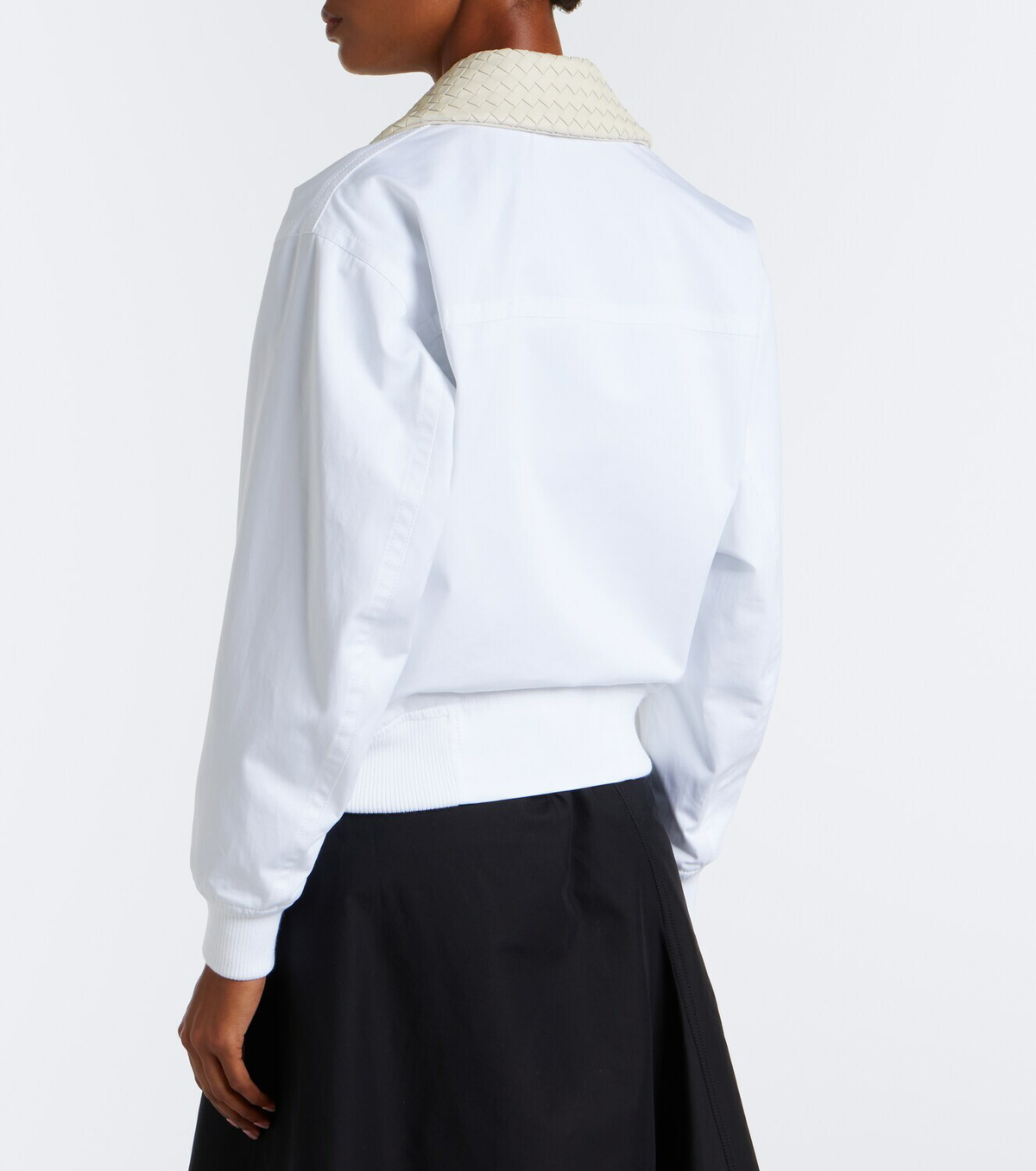 Bottega Veneta Intrecciato cotton blouson jacket