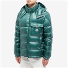 Moncler Men's Wollaston Hooded Down Jacket in Green