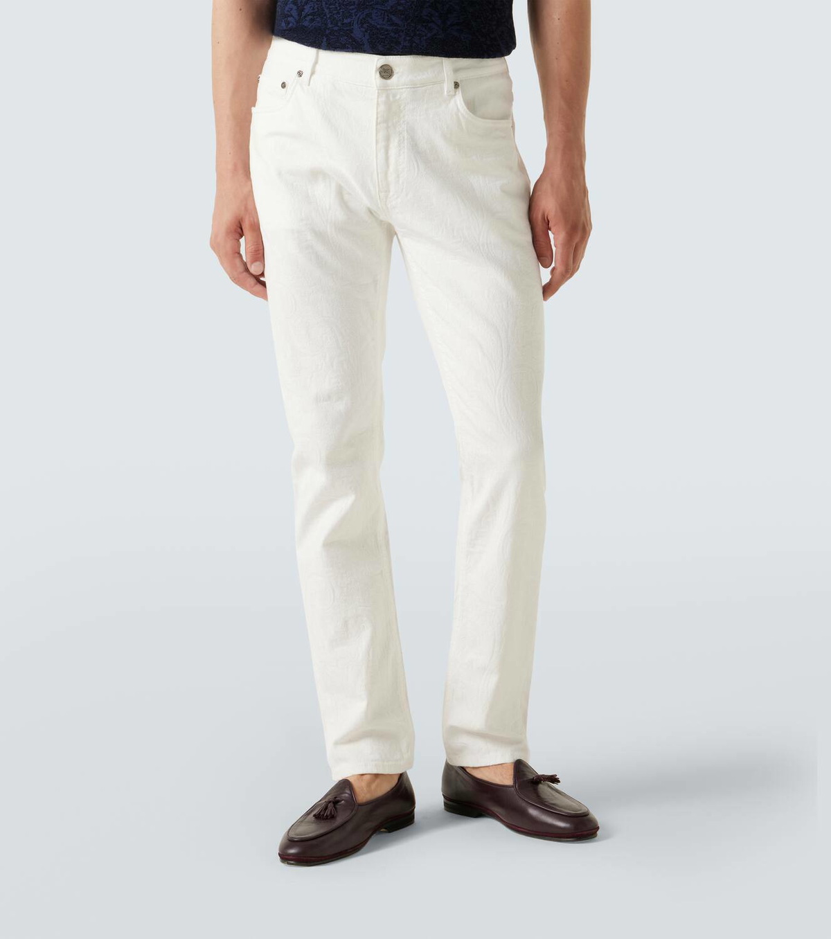 Etro Pegaso low-rise straight jeans