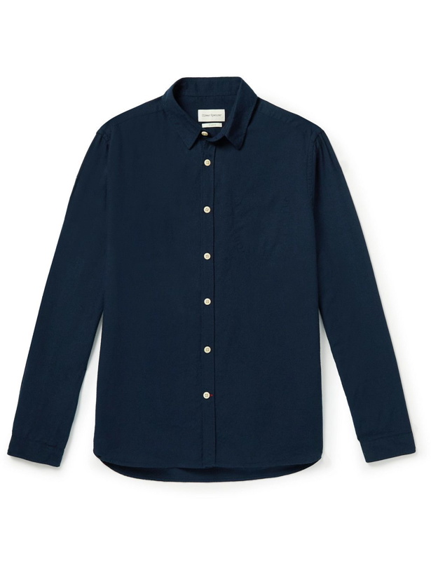 Photo: Oliver Spencer - New York Special Cotton-Flannel Shirt - Blue