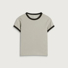 mfpen Women's Ringer T-Shirt in Washed Clay