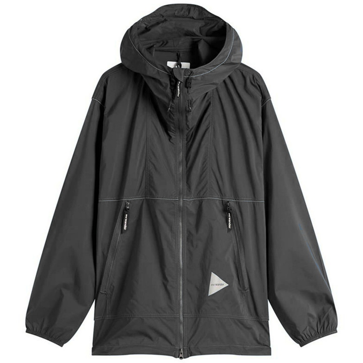 Photo: and wander Men's Pertex Wind Jacket in Black