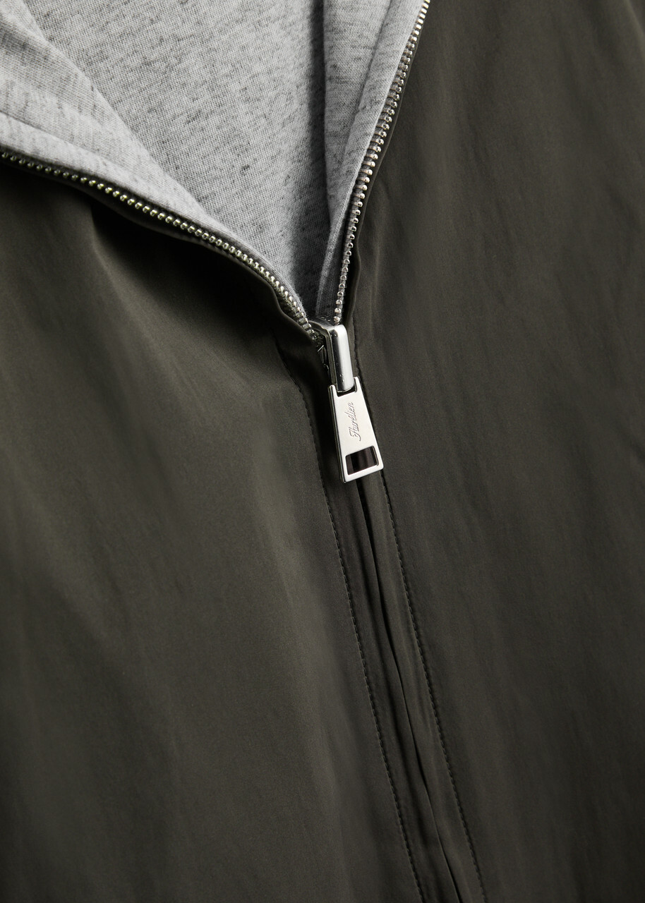 Aurélien Resort Reversible Shell Gilet Anthracite