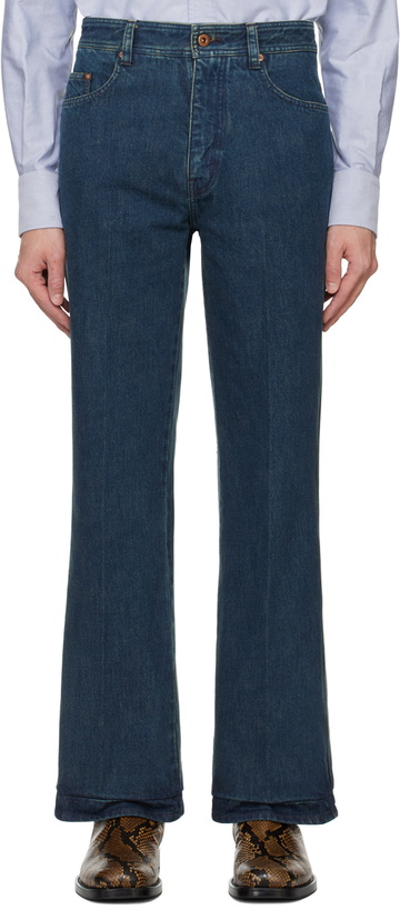 Photo: KOZABURO Navy New Classic Jeans