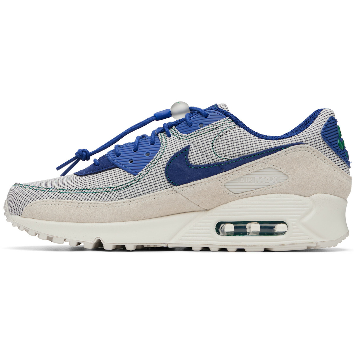 Nike Navy & Beige Air Max 90 Sneakers