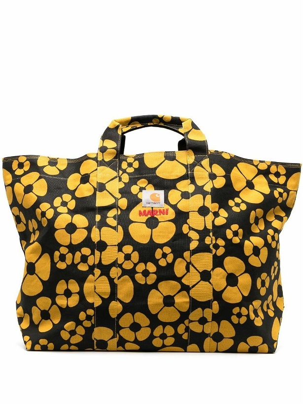Photo: CARHARTT X MARNI - Floral Print Shopping Bag