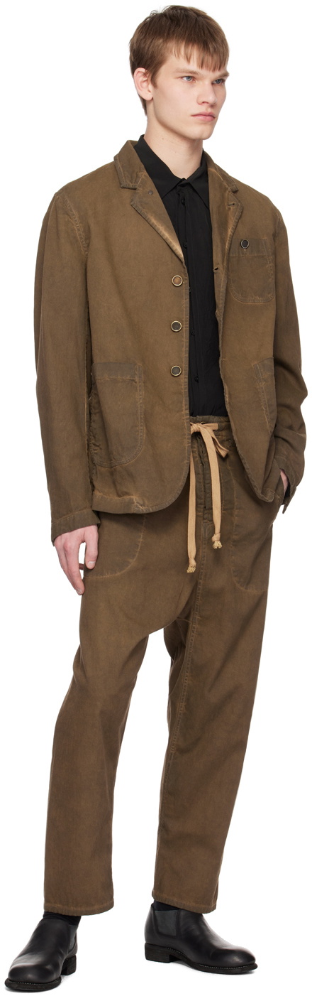 UMA WANG Tan Jose Blazer