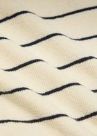 NN07 Pedro Striped-knit Cotton T-shirt Navy
