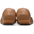 MM6 Maison Margiela Brown Numeric Anatomic Ballerina Flats