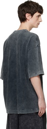 Maison MIHARA YASUHIRO Black Bleached Thermal T-shirt